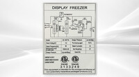 NSF 39 ins ice cream freezer XS-260YXL