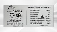 NSF 260 lbs Seafood Ice Maker granular ice Machine  SK-269N