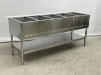 steam table 5 pan warmer sneeze guard NSF GBM-5