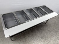 steam table 5 pan warmer sneeze guard NSF GBM-5