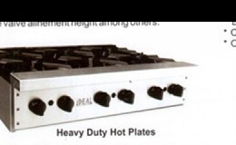 NSF 30 ins gas heavy hot plates made in USA