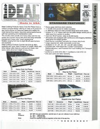 NSF 30 ins gas heavy hot plates made in USA