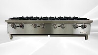NSF 48 ins Eight burner gas heavy hot plates CCHPA48