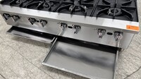 NSF 48 ins Eight burner gas heavy hot plates CCHPA48