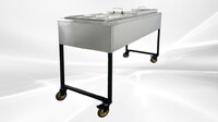 65 ins Carritos Taqueros Al Gusto Plancha taco carts G36W2