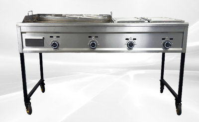 65 ins Carritos Taqueros Al Gusto Plancha taco carts G36W2