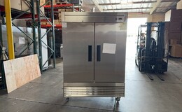 Clearance 55 inch 2 Door Reach-in Commercial SS Freezer 04252