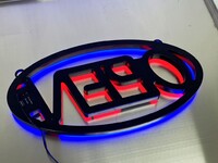LED Tube Neon Business Open Sign Oval Shaped M35