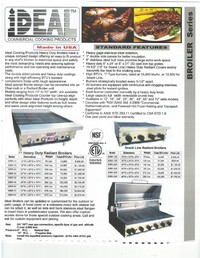 NSF 72ins heavy duty Radiant broiler made in USA