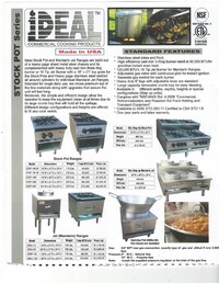 NSF 36ins step up stock pot made in USA four hole
