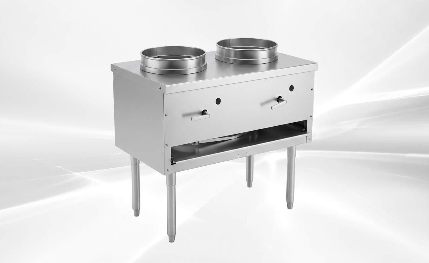 NSF 36ins two hole chinese wok range US made US13X2