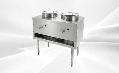 NSF 36ins two hole chinese wok range US made US13X2