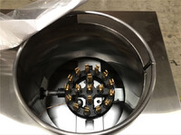 NSF 36ins double step up chinese wok range US made US13X4