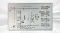 NSF Merchandiser Refrigerator 2 glass door cooler G1.2BM2F wing