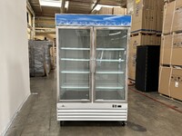 NSF Merchandiser Refrigerator 2 glass door cooler G1.2BM2F wing