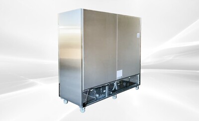 NSF Reach In Three Door Refrigerator SS interior KR-82B