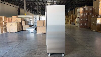 NSF Reach In Three Door Refrigerator SS interior KR-82B