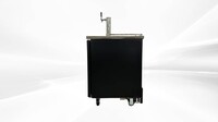 NSF 23 ins Kegerator Beer dispenser 1 Tap Black UUD-1