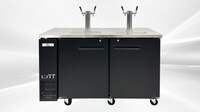 NSF 60 ins Kegerator Commercial Beer dispenser 4 tap UUD24-60