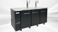 NSF 72 ins Depth Kegerator Beer dispenser 4 tap UUD-24-72