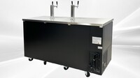 NSF 72 ins Depth Kegerator Beer dispenser 4 tap UUD-24-72