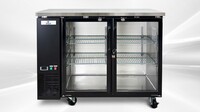 NSF 48 ins Beer Glass Door Back Bar Refrigerator case UBB24-48G