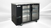NSF 48 ins Beer Glass Door Back Bar Refrigerator case UBB24-48G