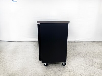 NSF 72 ins Beer Bar Glass Door Refrigerator Black case UBB24-72G