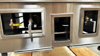 NSF 44 to 47 inches 2 hole Chinese Wok Range made USA CWRUS-2H
