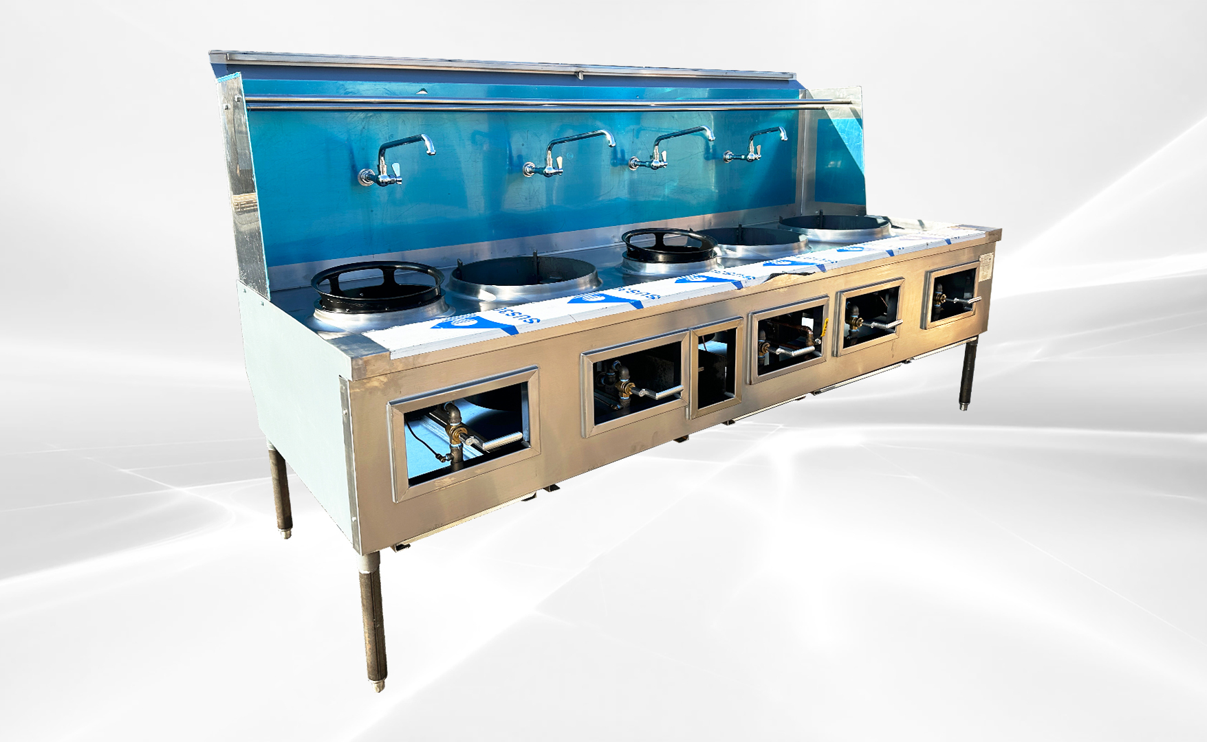 NSF 5 hole Chinese Wok Range made USA CWRUS-5H