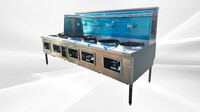 NSF 5 hole Chinese Wok Range made USA CWRUS-5H