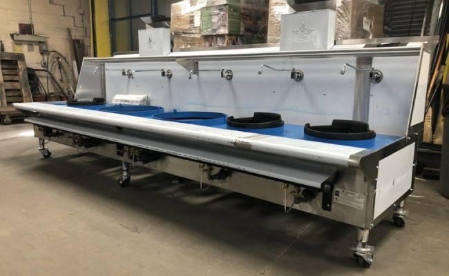 NSF 6 hole Commercial Restaurant Chinese Wok Range CWRUS-6H