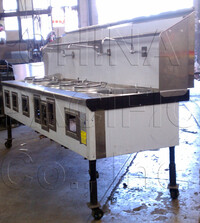 NSF 6 hole Commercial Restaurant Chinese Wok Range CWRUS-6H