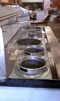 NSF 6 hole Commercial Restaurant Chinese Wok Range CWRUS-6H