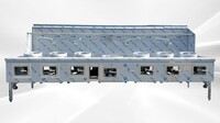 NSF 7 hole Chinese Wok Range made USA CWRUS-7H