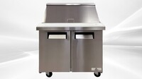NSF Sandwich Prep Table mega 36 ins SCLM2-36-E-HC