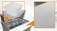 NSF Sandwich Prep Table mega 36 ins SCLM2-36-E-HC