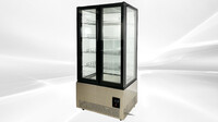 NSF 4 Sided Glass Standing Gelato Freezer Display DL-600F
