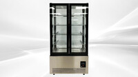 NSF 4 Sided Glass Standing Gelato Freezer Display DL-600F