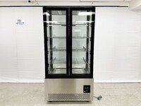 NSF 4 Sided Glass Standing Gelato Freezer Display DL-600F