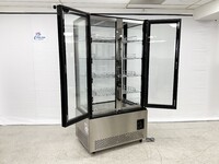 NSF 4 Sided Glass Standing Gelato Freezer Display DL-600F