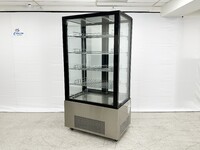 NSF 4 Sided Glass Standing Gelato Freezer Display DL-600F