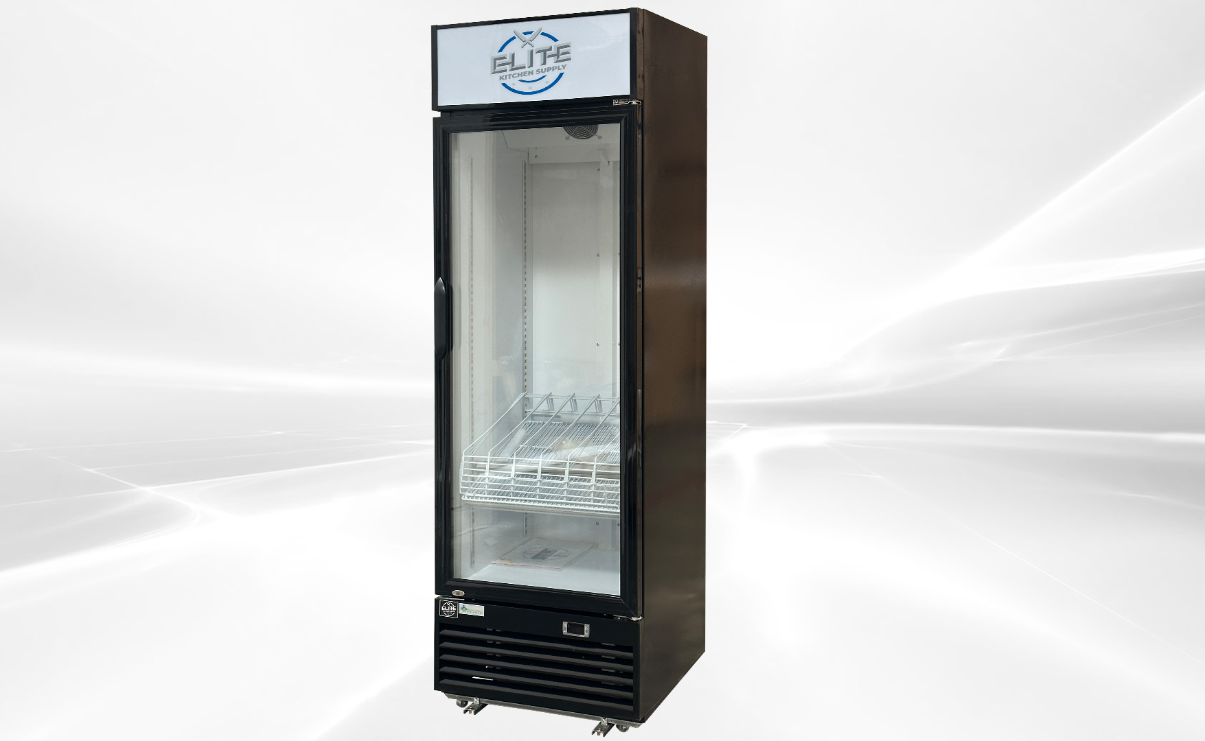 NSF 25 inches glass door refrigerator ESM-14R