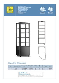 NSF Merchandiser Bakery Case 68 inch refrigerator CL-238 White