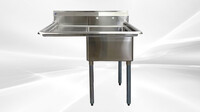 18 ins left one compartment sink NSF HN-C1T181812-18L