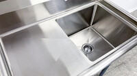 18 ins left one compartment sink NSF HN-C1T181812-18L