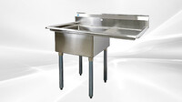 18 ins right one compartment sink NSF HN-C1T181812-18R