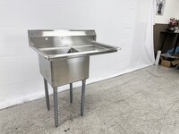 18 ins right one compartment sink NSF HN-C1T181812-18R