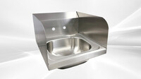 15 ins hand sink with two splashes and faucet NSF HN-HS-15-SP