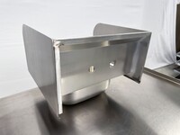 15 ins hand sink with two splashes and faucet NSF HN-HS-15-SP